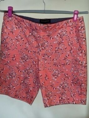 Banana Republic Coral Pink Floral Swim Board Shorts